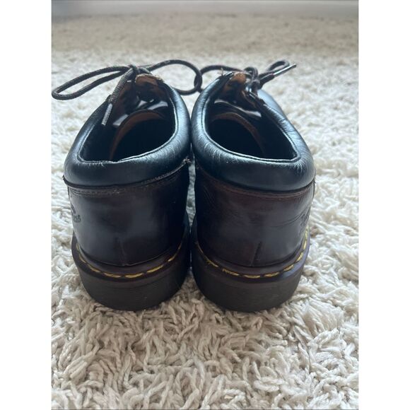 VTG Dr. Martens 8053 Brown Leather Oxfords Dress Shoes England US Mens 11 UK 10 - Picture 2 of 14